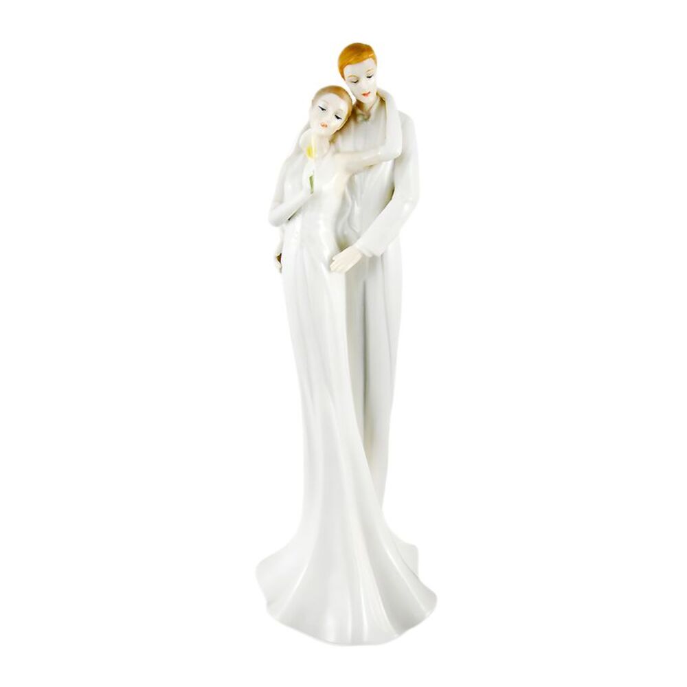 TO HAVE AND HOLD Fine Porcelain Wedding Couple Statue